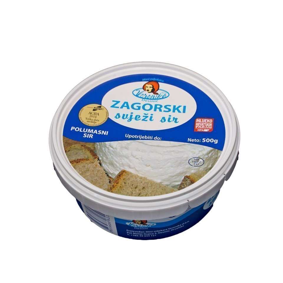 Sir zagorski 500 g posudica